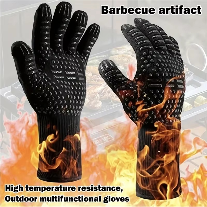 1 Pair Oven Gloves Oven Mitts  – обзор и цена Oven Mitt Silicone