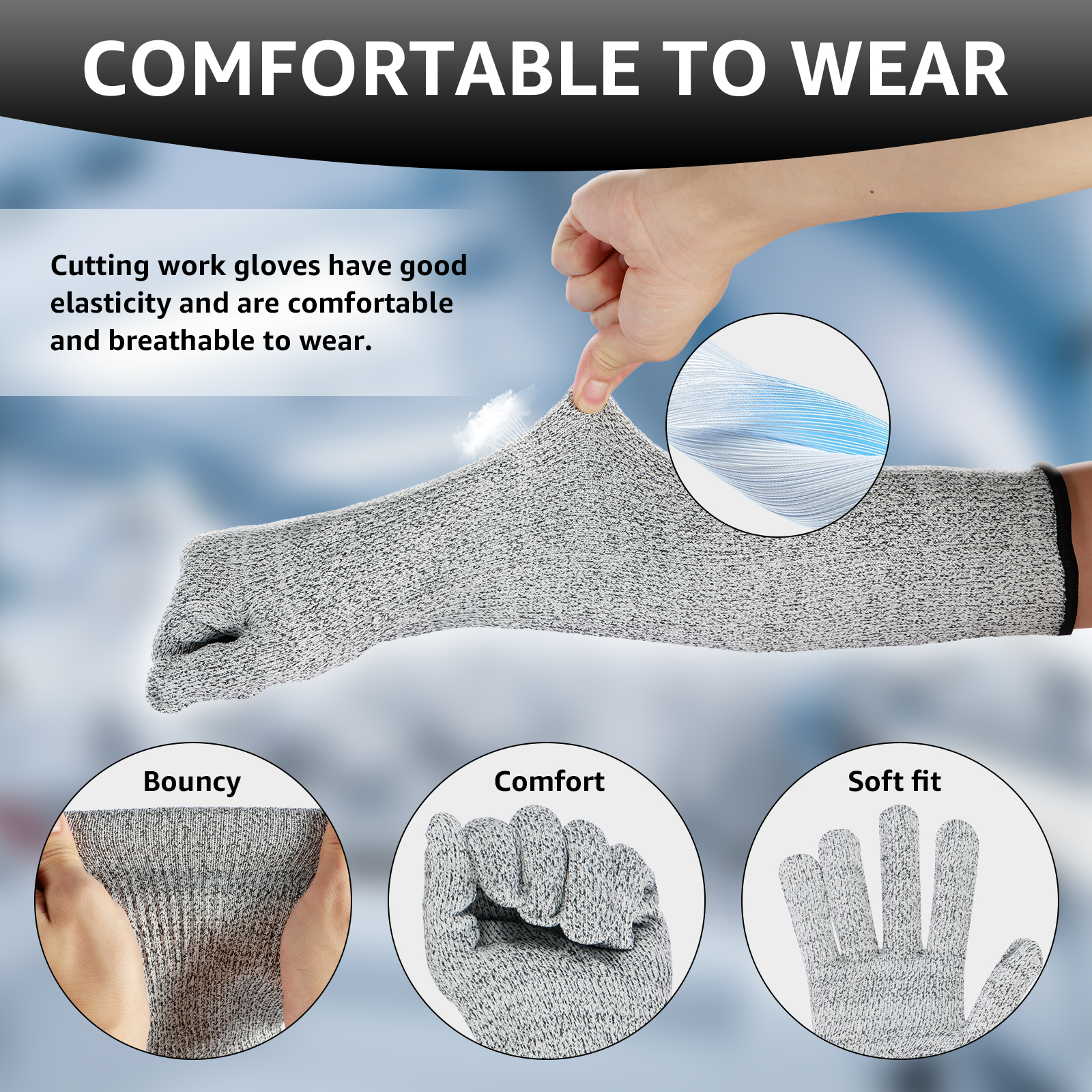 Breathable HPPE Cut Resistant  – обзор и цена Cut Resistant Glove