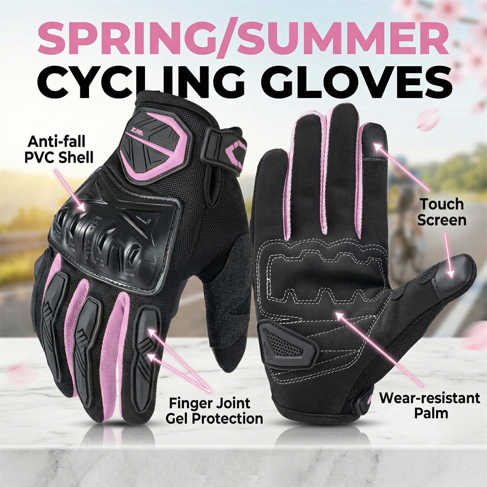 Summer Motorcycle Gloves Men W – обзор и цена Cycling Glove Padded