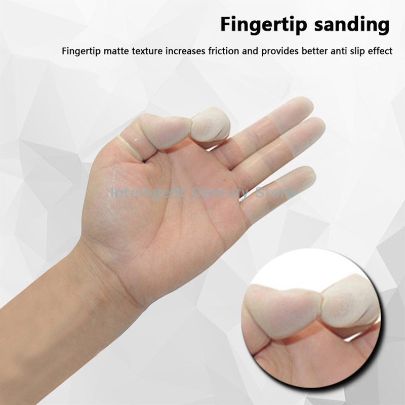 100 Pcs Rubber Non-slip Anti-s – обзор и цена Latex Disposable Glove