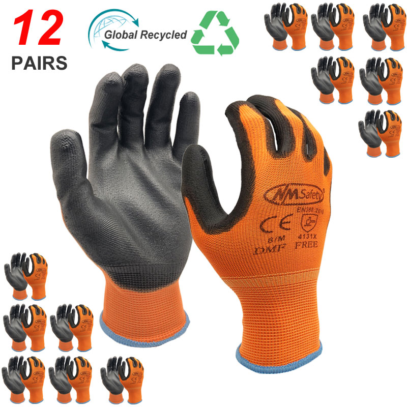 NMSafety 12 Pairs Work Gloves  – обзор и цена Nitrile Mechanic Glove
