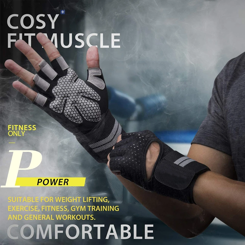 1Pair Half Finger Gym Fitness  – обзор и цена Workout Glove Gym