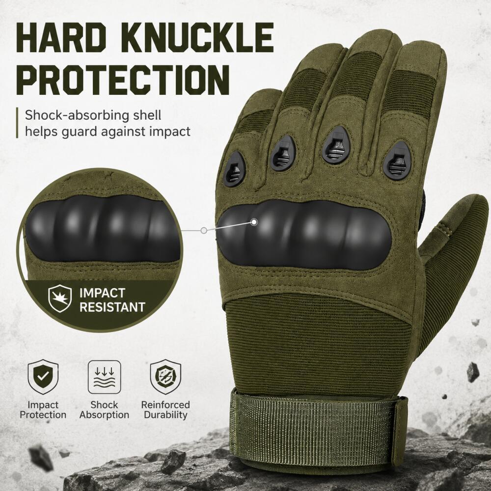 Full Finger Tactical Gloves wi – обзор и цена Motorcycle Glove Knuckle