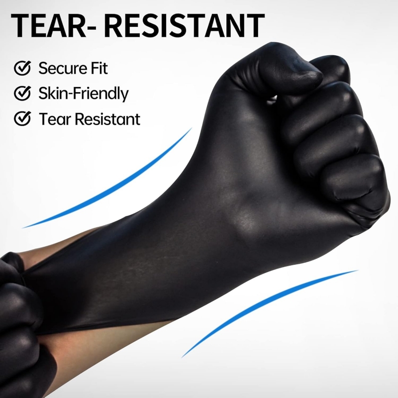 100PCS Black Nitrile Gloves Di – обзор и цена Nitrile Mechanic Glove