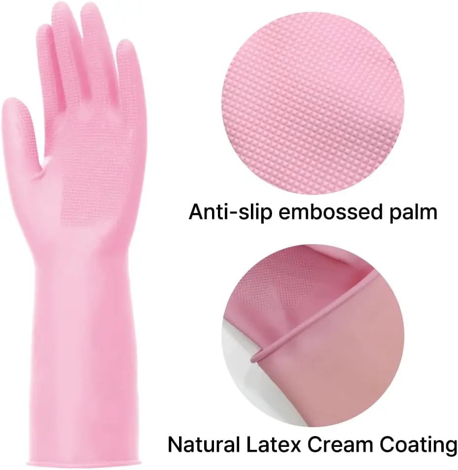 3 Pairs Cream-Coating Rubber G – обзор и цена Rubber Glove Cleaning
