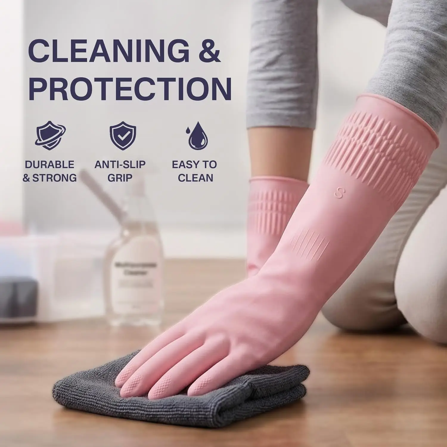 Reusable Rubber Dishwashing Gl – обзор и цена Rubber Glove Cleaning