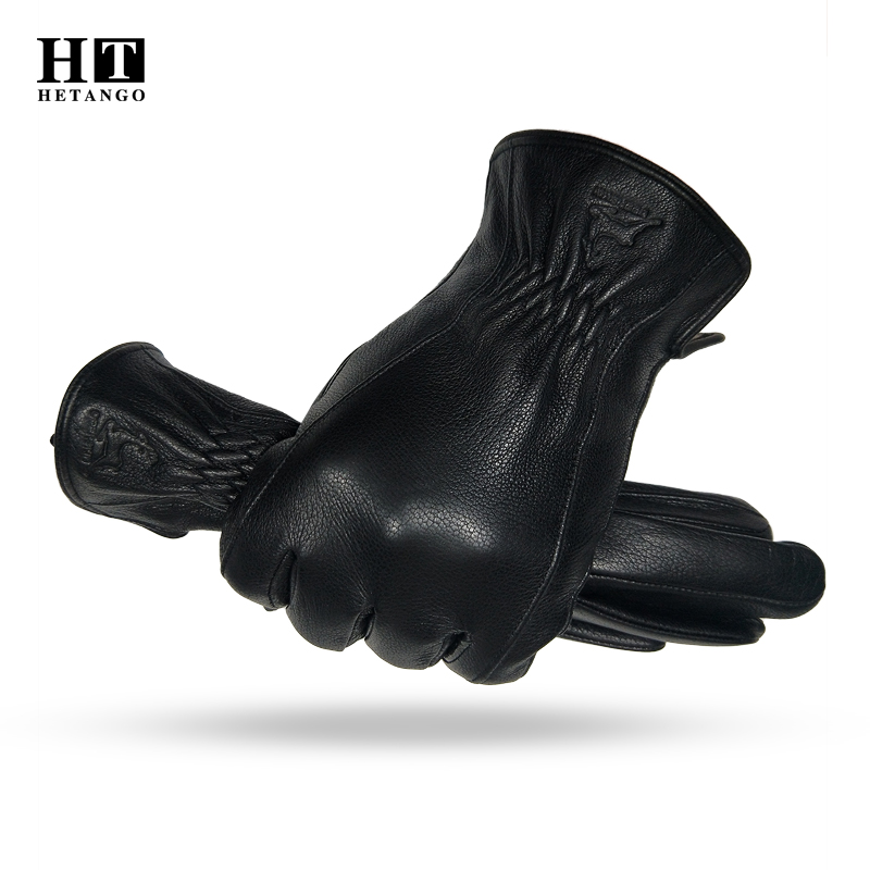  Winter Men's Black Buckskin  – обзор и цена Wool Glove Lined