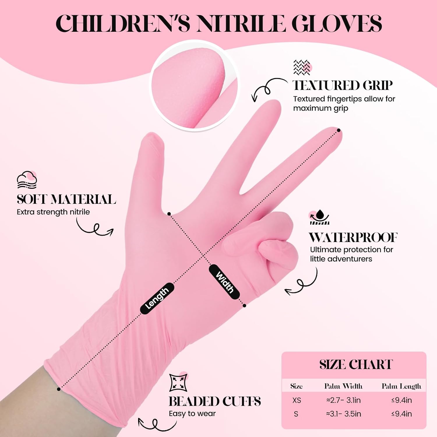 Kids Disposable Gloves for 3-8 – обзор и цена Latex Disposable Glove