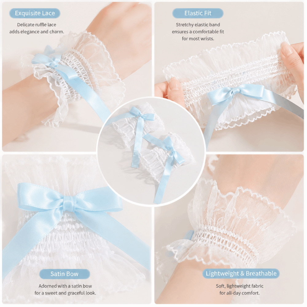 Sweet Pleated Ruched Detachabl – обзор и цена Fingerless Glove Knit