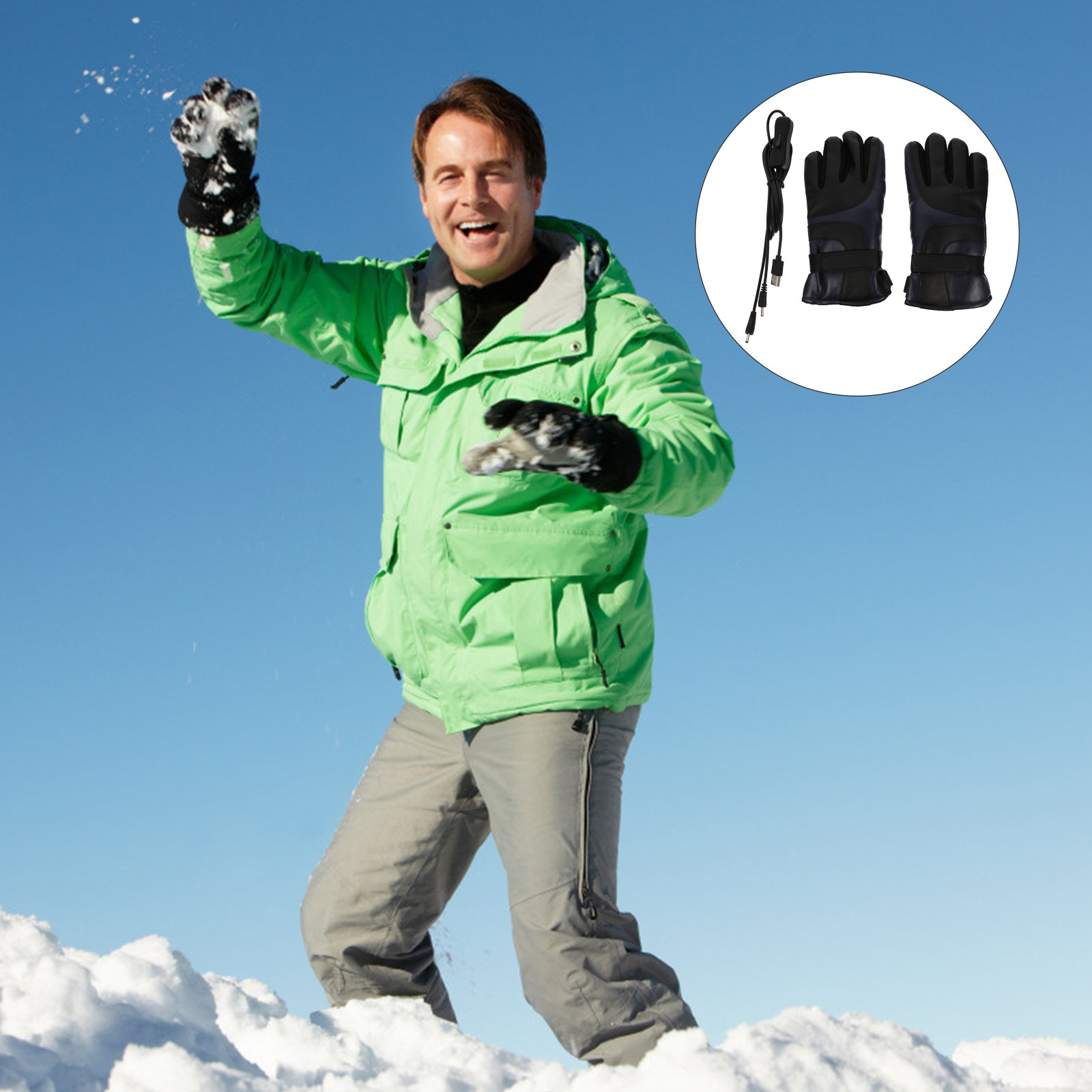 1Pair USB Electric Heated Glov – обзор и цена Winter Glove Insulated
