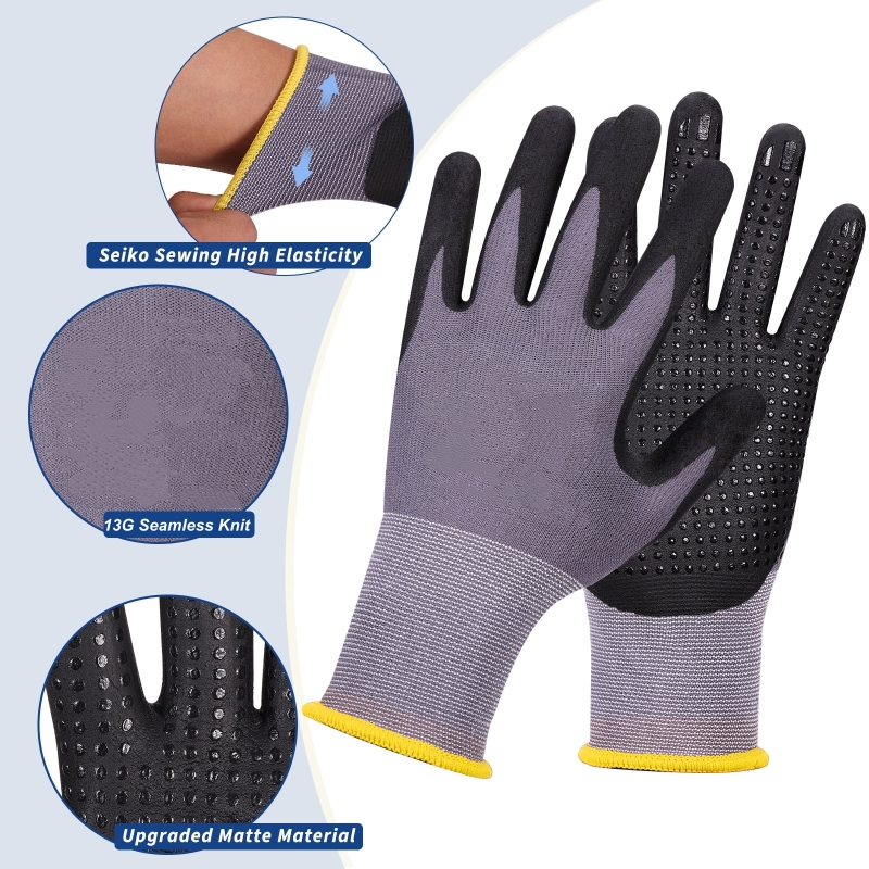 Micro-Foam Nitrile Coated Safe – обзор и цена Nitrile Mechanic Glove