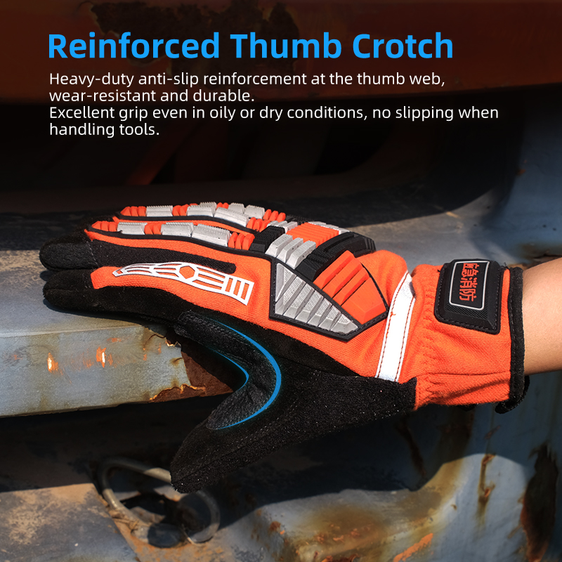 XYEHS 1 Pair TPR Impact Resist – обзор и цена Work Glove Impact