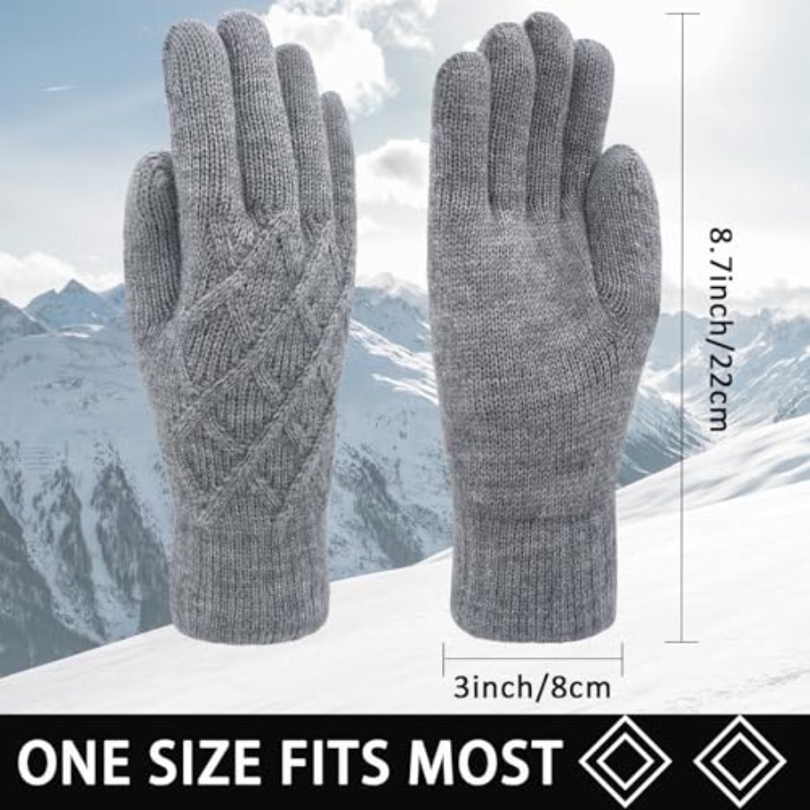 Winter Wool Gloves for Women M – обзор и цена Wool Glove Lined