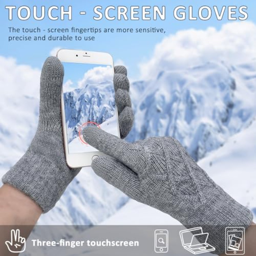 Winter Wool Gloves for Women M – обзор и цена Wool Glove Lined