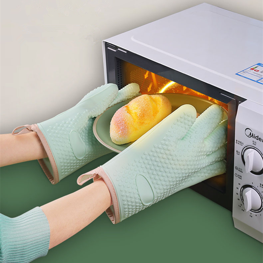 Heat Resistant Silicone Gloves – обзор и цена Oven Mitt Silicone