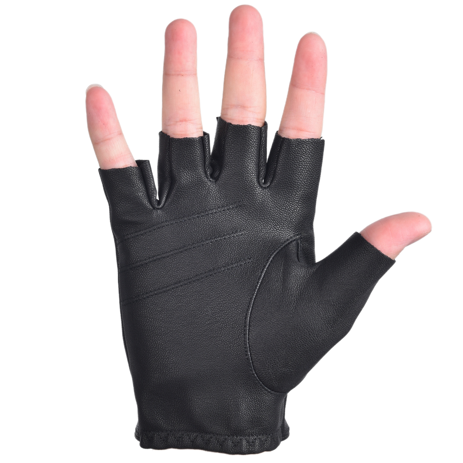 Mens Fingerless Gloves Half Fi – обзор и цена Leather Driving Glove