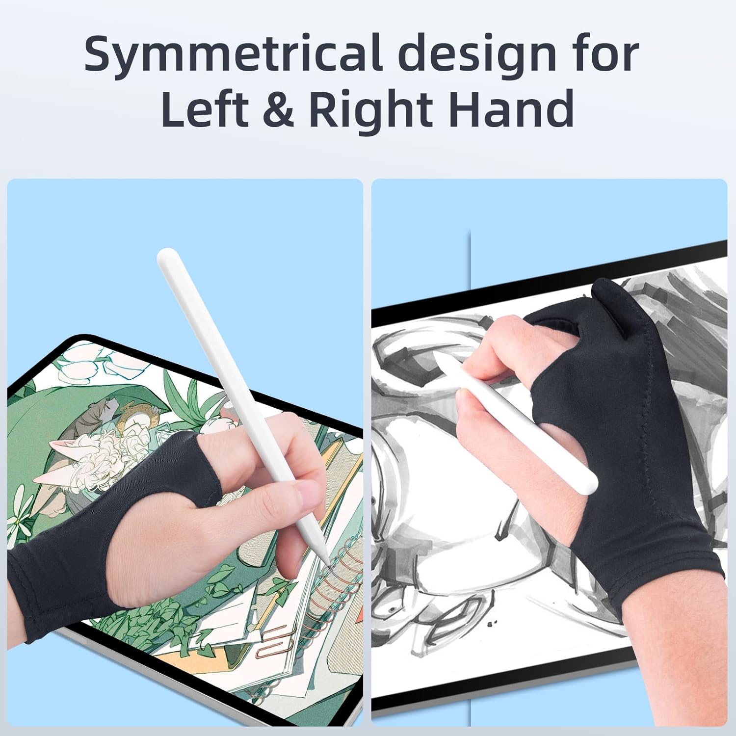 2-Pack Drawing Glove with Palm – обзор и цена Touchscreen Glove Capacitive