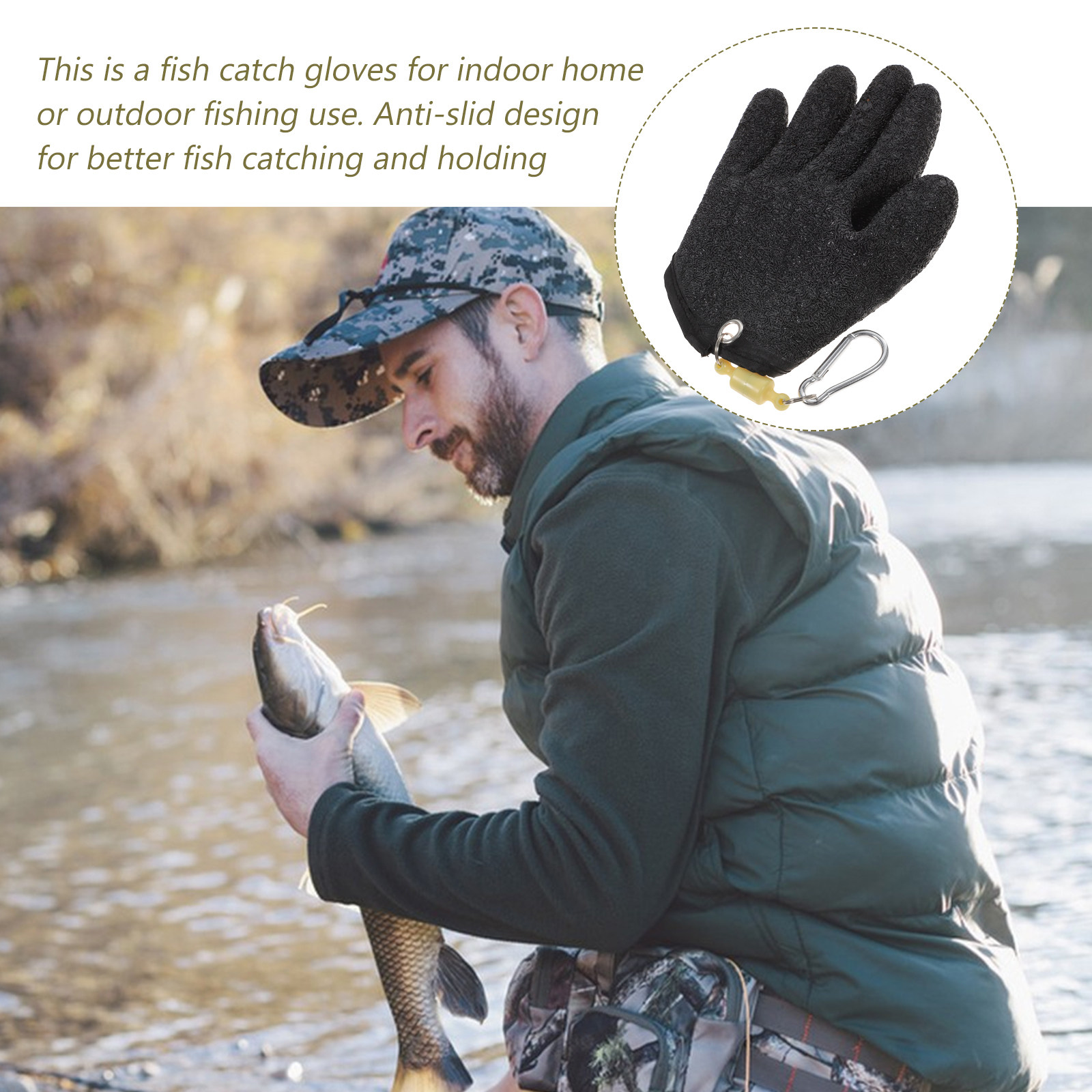 Fish Catch Gloves Anti-Slip Ru – обзор и цена Rubber Glove Cleaning